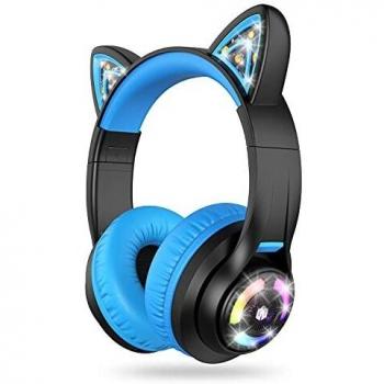 IClever Cuffie per Bambini a Forma di Gatto
