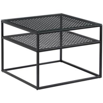 Kompakter Sofatisch 60 cm mit Ablagefläche