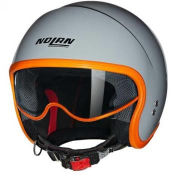 Casco Jet Nolan N21 Ocio Gris-Naranja XL