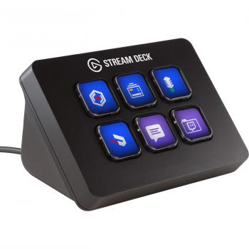 Elgato Stream Deck Mini, Fully Customisable Content Creation Controller, 6 LCD Keys