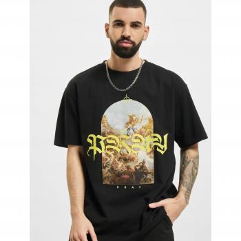 Oversize T-shirt Pray Painting v černé barvě