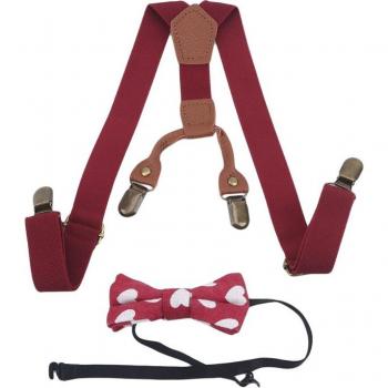 Accessoires de mode enfant : bretelles et nœud papillon