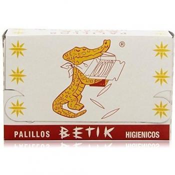 Palillos dentales Betik, 65×1,3 mm, 650 Unidades Aprox