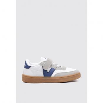 Baskets enfant effet cuir Oslo Victoria bleu – taille 30