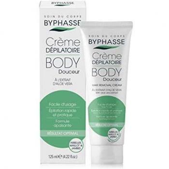 Byphasse Crème dépilatoire Aloe Vera 125 ml