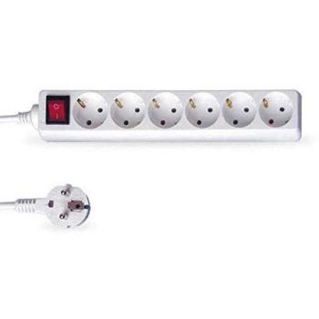 Base multiprise GSC 6 prises, interrupteur intégré, câble 3 m – SKU 0000023