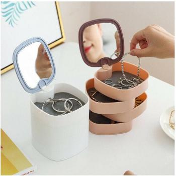 Organizer per Cosmetici e Accessori con Specchio