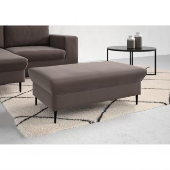 Modica Sitzhocker – DOMO Collection, taupe‑grau, Cord‑Variante