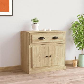 VidaXL Engineered Wood Sideboard Sonoma Oak 70x35.5x67.5 cm