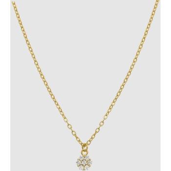 Collier Luxenter en argent 925 orné de zircons en or jaune
