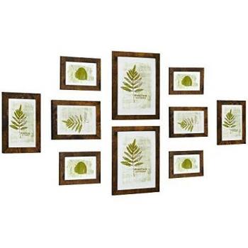 Cadres photo SONGMICS, lot de 10, Marron Rustique