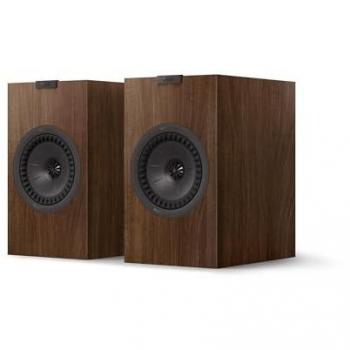 Set Hi‑Fi KEF Q3 Meta con finitura marrone