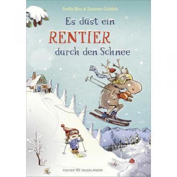 Es düst ein Rentier durch den Schnee