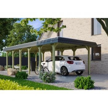 Carport Spreewald, Fichtenholz