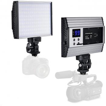 Zecti Pannello Video Light 144 LED Dimmerabile (3200‑5600K, 1500 lm)