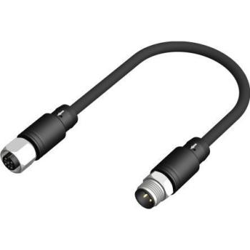 Câble Connecteur M12 5m 4 Conducteurs Femelle-Mâle