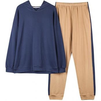 XIZOU Casual Pajama Set for Men and Women