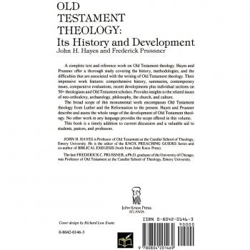Old testament theology paperback