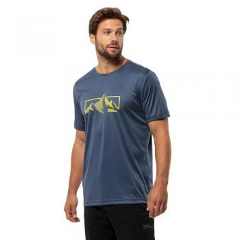 T-shirt Jack Wolfskin 18071841292 Bleu