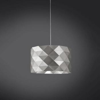 Sospensione 5 Luci Silver in Metallo Cromato 40x25 cm