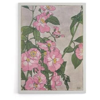 Artery8 Pink Prairie Rose Canvas – 12 by 16 inches