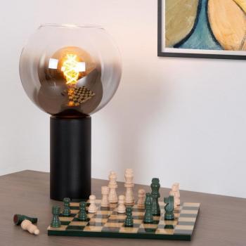 Lucide Marius Single Bulb Table Lamp in Black