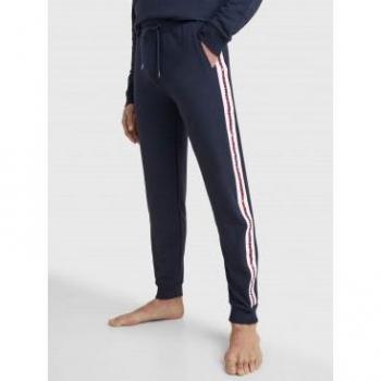Pantalon de Jogging avec Logo Tommy Hilfiger Bleu Marine M