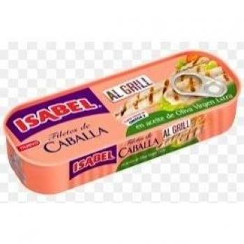 Caballa Grill Filetes al Aceite de Oliva – Lata 120 g