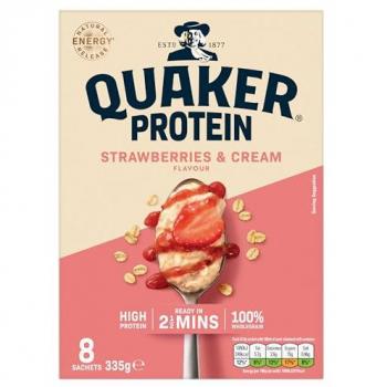 Strawberry Cream Protein-Packed Quaker Porridge
