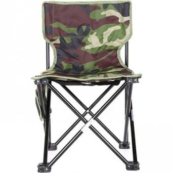 Outdoor Camouflage Folding Fishing Chair (Lightweight, Small, Random Pattern)