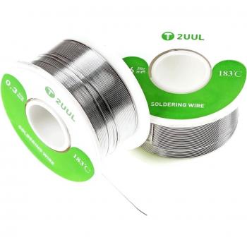 2UUL 0,3mm 0,6mm Zinn Draht 100M mit festem Flussmittel für Reparaturen