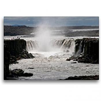 Premium Canvas Selbstauflösende Leinwand 45 x 30 cm – Selfoss & CALVENDO