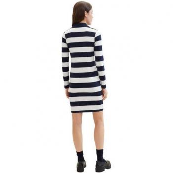 TOM TAILOR Denim Jerseykleid mit maritimen Streifen