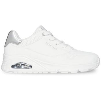 Sneakers Skechers Uno Golden Air in Argento e Bianco