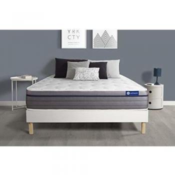 Pack Sommeil Actiflex ZEN 90x200, 7 zones de confort, sommier kit