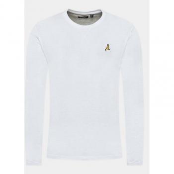 Brave Soul Longsleeve T-Shirt MLT-69FRANZD Weiß Regular Fit