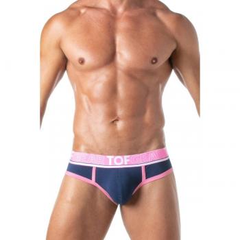 TOF Paris Slip Coton Bleu Marine M