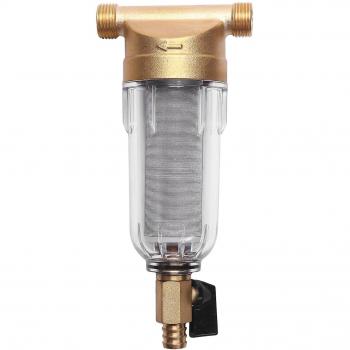 Purificador de Agua con Filtros de Boca Dividida y Retrolavado