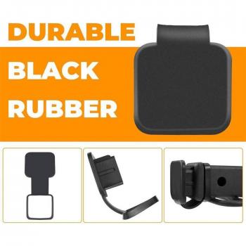Rubber Trailer Hitch Cover for 2 Inch Receivers