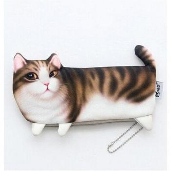 Portaútiles de gato Kawaii para niñas, caja multifunción con bolígrafos incluidos