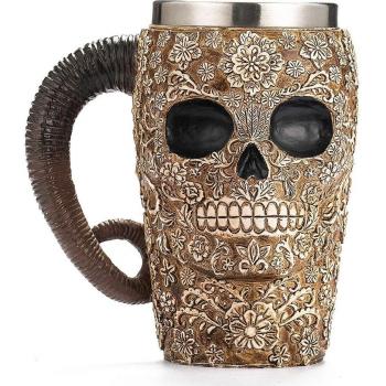 Tasse à thé crâne 3D
