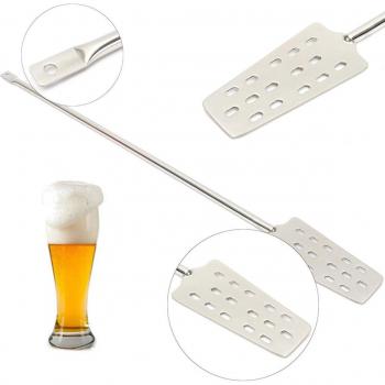 Home Brew 304 Stainless Steel Mash Tun Stirrer Paddle with 15 Holes
