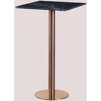 Tavolo Quadrato Marmo 60x60 cm Cosmopolitan Oro Rosa