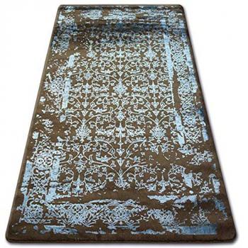 Tapis Manyas 0920 Acrylique Marron/Bleu 200x300 cm