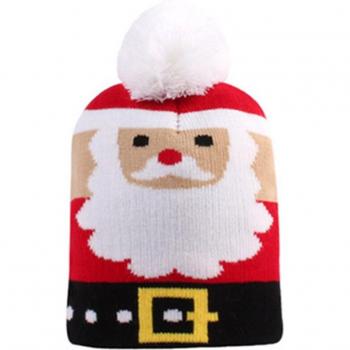 Beanie de Noël lumineux pour enfants
