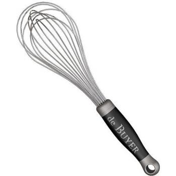 Fouet professionnel en inox 30 cm Argent et Noir Göma