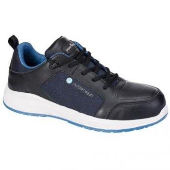 Chaussures de protection basses Eco S3S sr Noir/Bleu 46