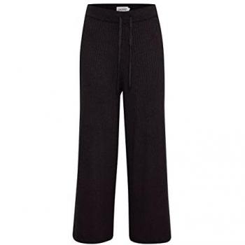 OXMO Damen-Stoffhose OXRie – Regular Fit knöchelfrei, Schwarz