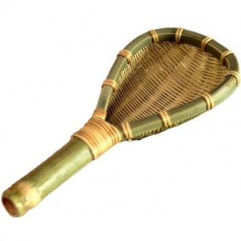 Handcrafted Bamboo Scoop Strainer