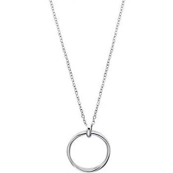 Collier d'Ancre Ronde pour Femme – S OLIVER 2032532 – Acier Inox, Couleur Argentée